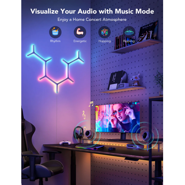Govee Glide Wi-Fi & Bluetooth Smart Y Lights | Klikk Malta