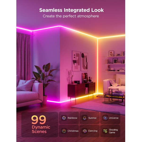 Govee Neon Rope Light for Wall Lining 5m | Klikk Malta