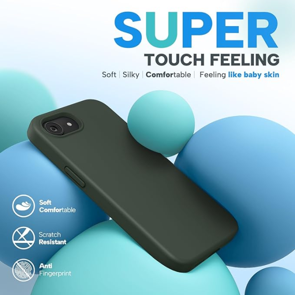 Green Silicone Case for iPhone 16e / iPhone... | Klikk Malta