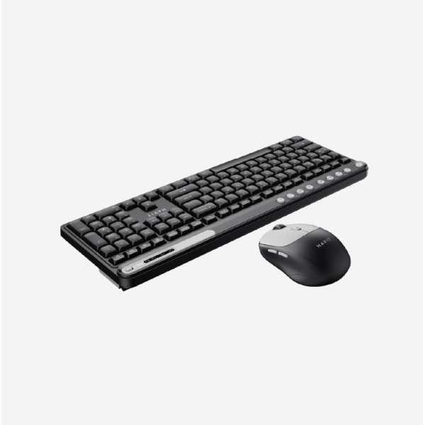 HAVIT PC Series Wireless Keyboard & Mouse Combo Black Grey