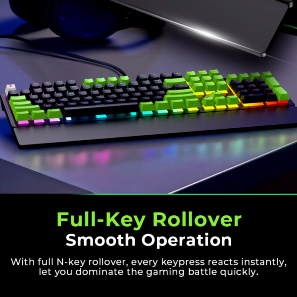 HAVIT RGB Backlit Mechanical Keyboard Blue ... | Klikk Malta