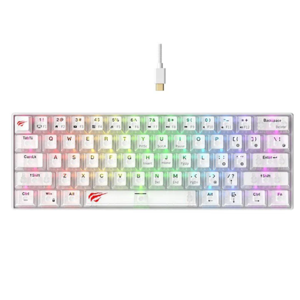 HAVIT RGB Mechanical Keyboard White | Klikk Malta