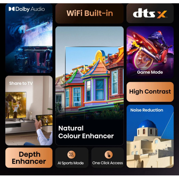 Hisense 40A4Q 40 inch Full HD Smart TV | Klikk Malta