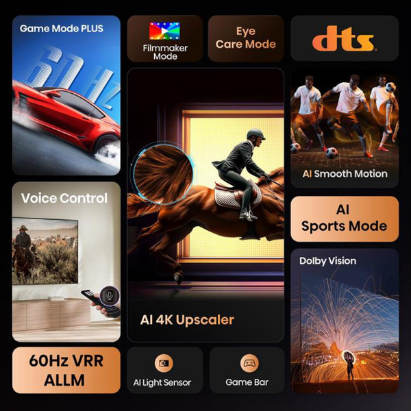 Hisense 75A69Q 75 inch UHD Smart TV | Klikk Malta