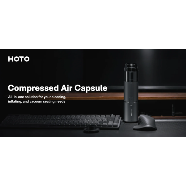 HOTO Compressed Air Capsule Black | Klikk Malta