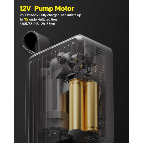 HOTO Electric Air Pump Pro Black | Klikk Malta
