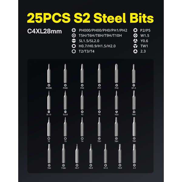 HOTO Precision Electric Screwdriver Kit ADV... | Klikk Malta