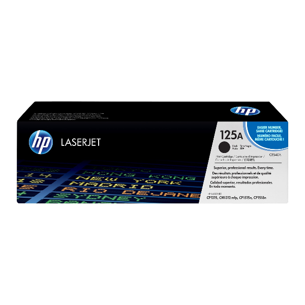 HP 125A (CB540A) Black Toner Cartridge - Or... | Klikk Malta