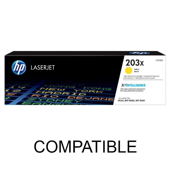 HP 203X (CF542X) Yellow Toner Cartridge - C... | Klikk Malta