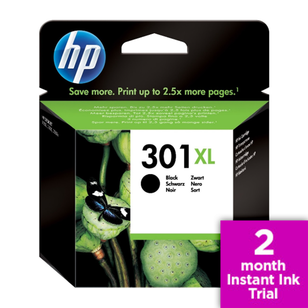 HP 301XL Black Ink Cartridge | Klikk Malta