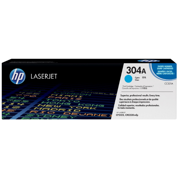 HP 304A (CC530A) Cyan Toner Cartridge - Ori... | Klikk Malta