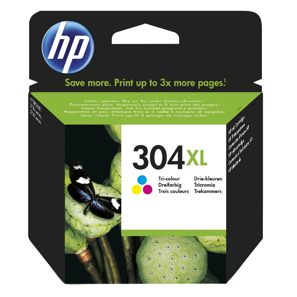 HP 304XL Colour Ink Cartridge | Klikk Malta