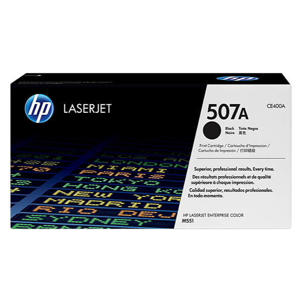 HP 507A (CE400A) Black Toner Cartridge - Or... | Klikk Malta