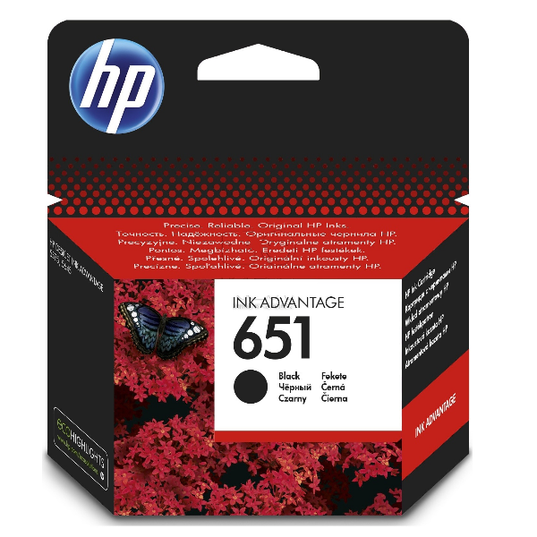 HP 651 Black Ink Cartridge | Klikk Malta