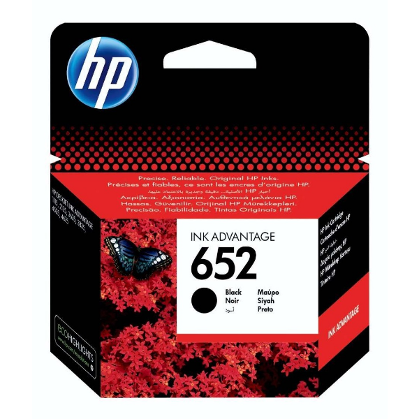 HP 652 Black Ink Cartridge | Klikk Malta