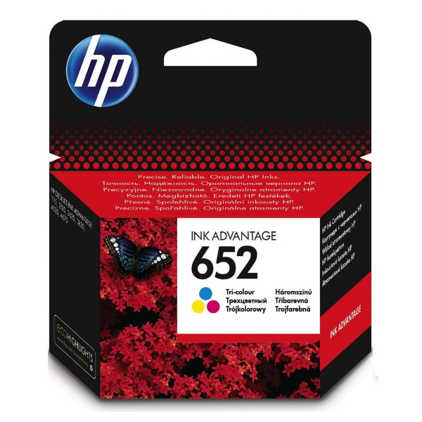 HP 652 Colour Ink Cartridge | Klikk Malta