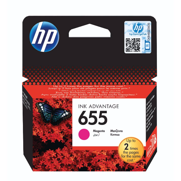 HP 655 Magenta Ink Cartridge | Klikk Malta