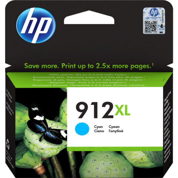 HP 912XL Cyan Ink Cartridge | Klikk Malta