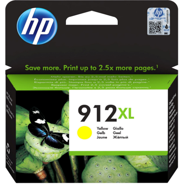HP 912XL Yellow Ink Cartridge | Klikk Malta