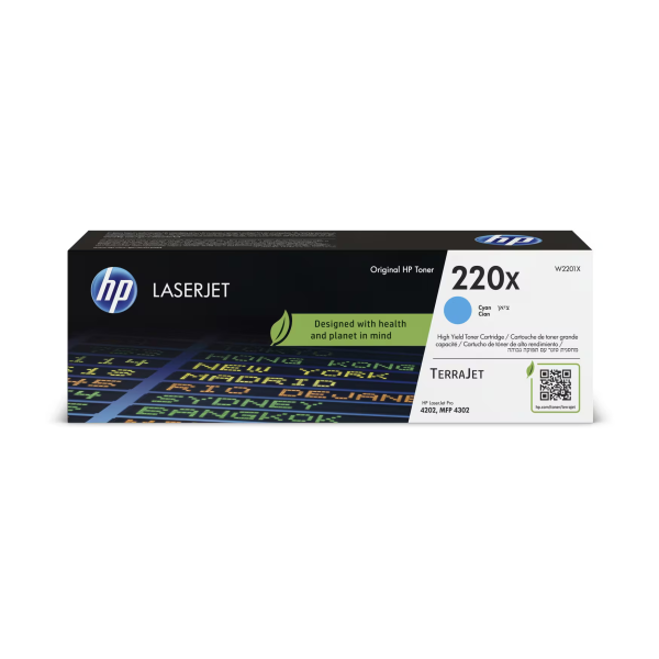 HP 220X (W2201X) Cyan | Klikk Malta