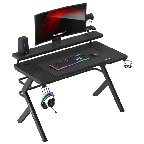 Huzaro Hero 5.0 120cm Gaming Desk Black | Klikk Malta