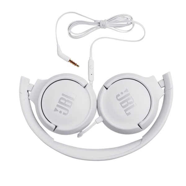 JBL Tune 500 On-Ear Headphones White | Klikk Malta