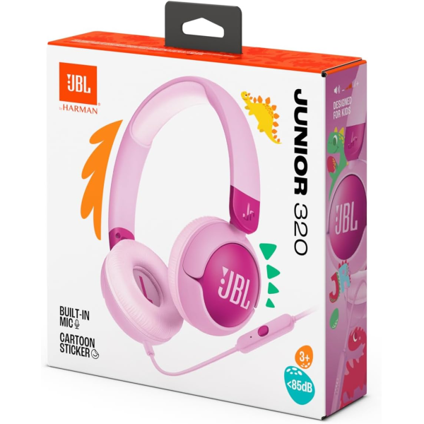 JBL JR320 On-Ear Kids Headphones Purple | Klikk Malta