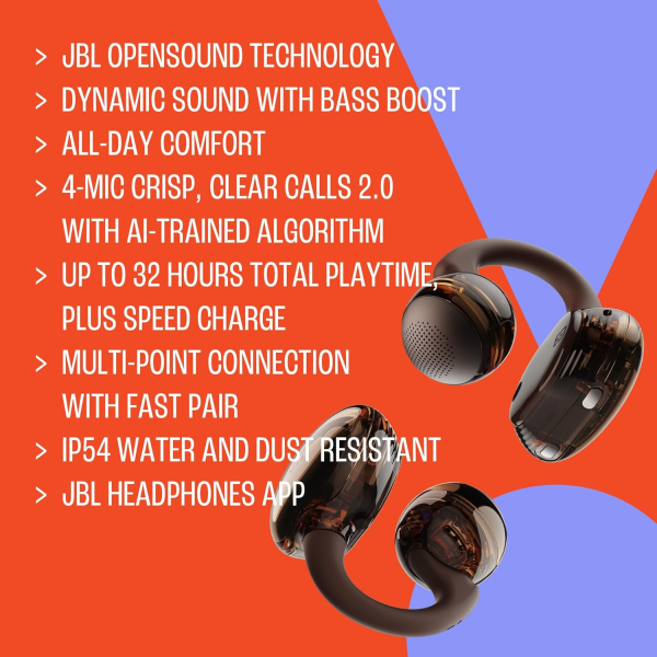 JBL Soundgear Clips Wireless Earphones Black | Klikk Malta