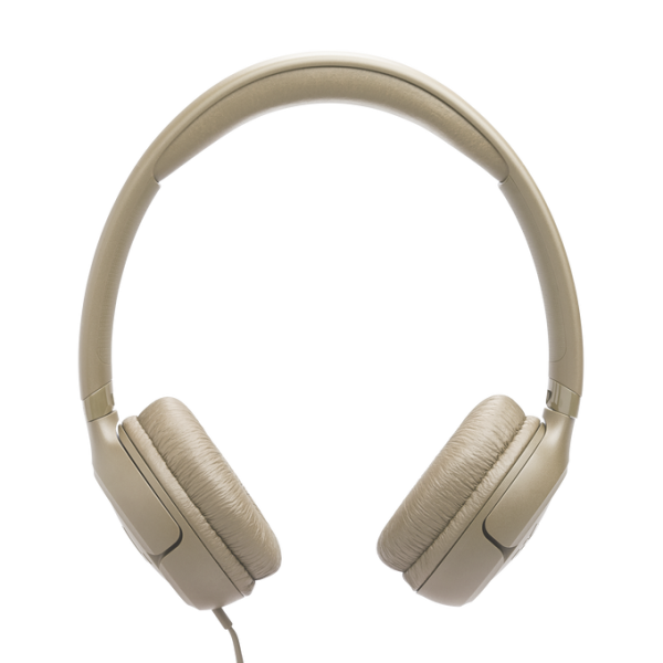 JBL T530 Wired USB-C On-Ear Headphones Beige | Klikk Malta