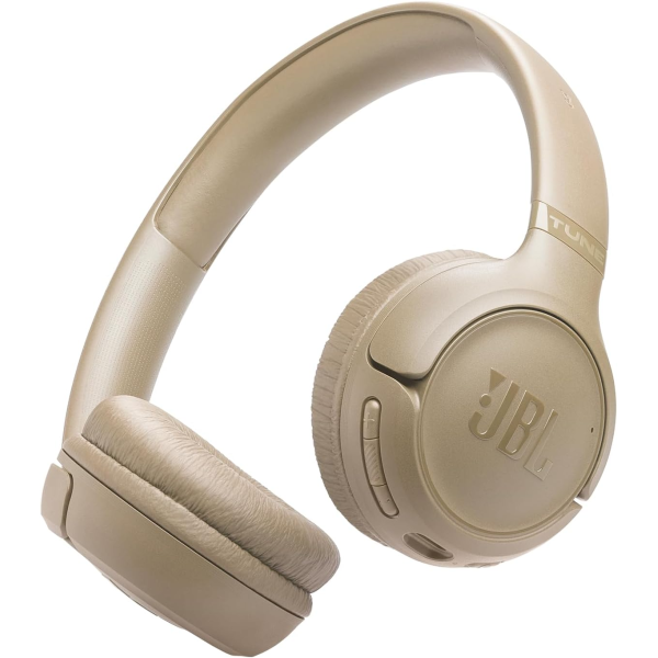JBL T530 Wireless On-Ear Headphones Beige | Klikk Malta