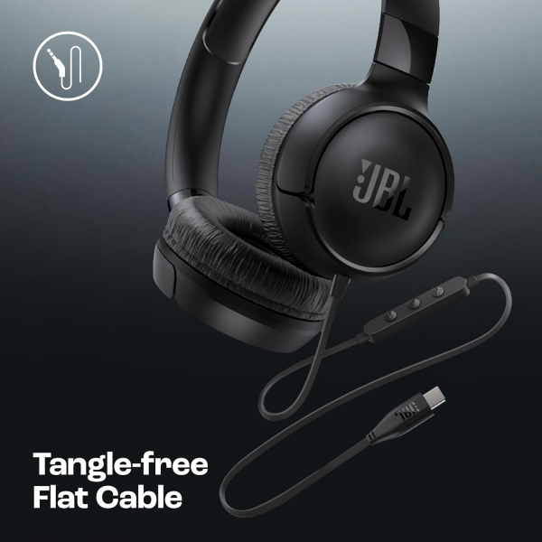JBL Tune 520C USB-C Wired On-Ear Headphones... | Klikk Malta
