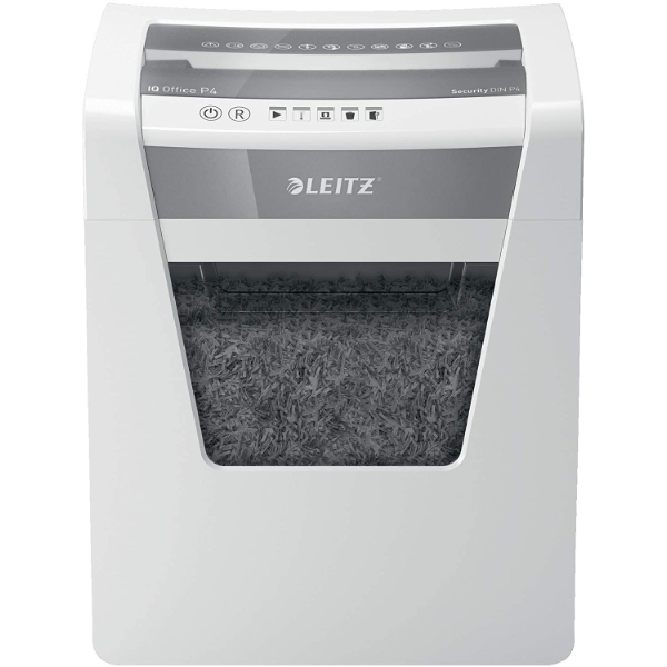 Leitz IQ Office Paper P4 Cross Cut Shredder | Klikk Malta