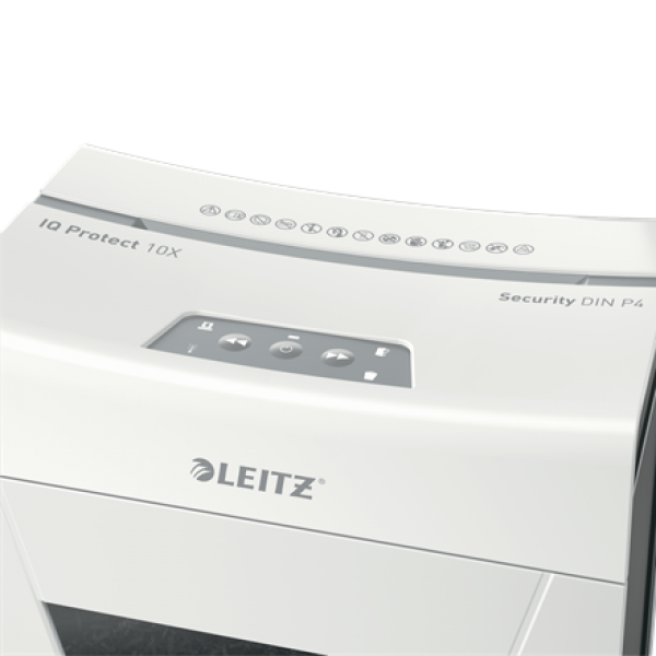 Leitz IQ Protect Premium Paper Shredder 10X P4 | Klikk Malta
