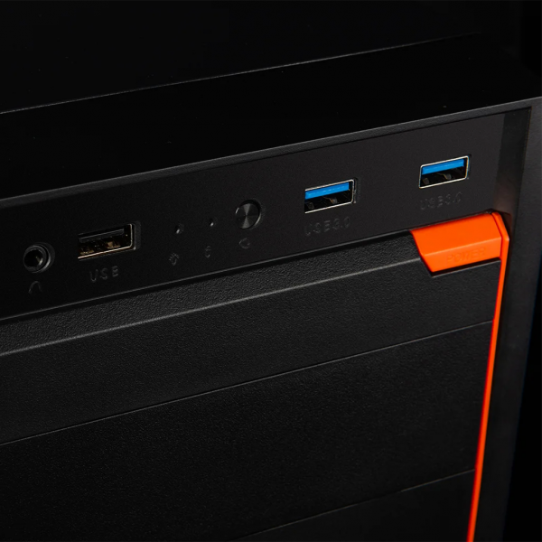 Logic J23 Mid-Tower ATX Computer Case Black | Klikk Malta