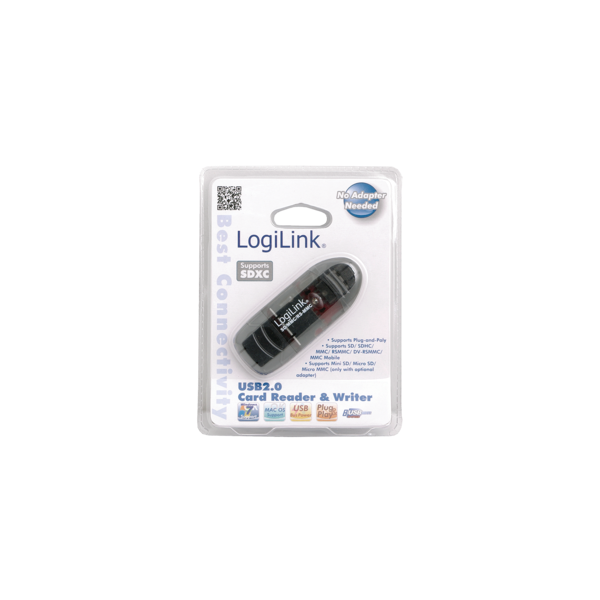 LogiLink External USB 2.0 Memory Card Reader | Klikk Malta
