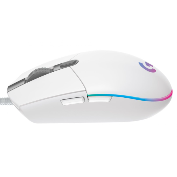 Logitech G203 Lightsync Gaming Mouse White | Klikk Malta