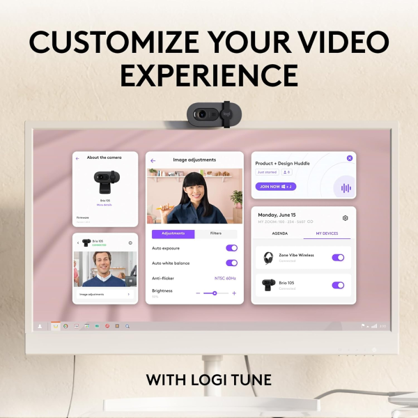 Logitech Brio 105 FHD USB Webcam | Klikk Malta