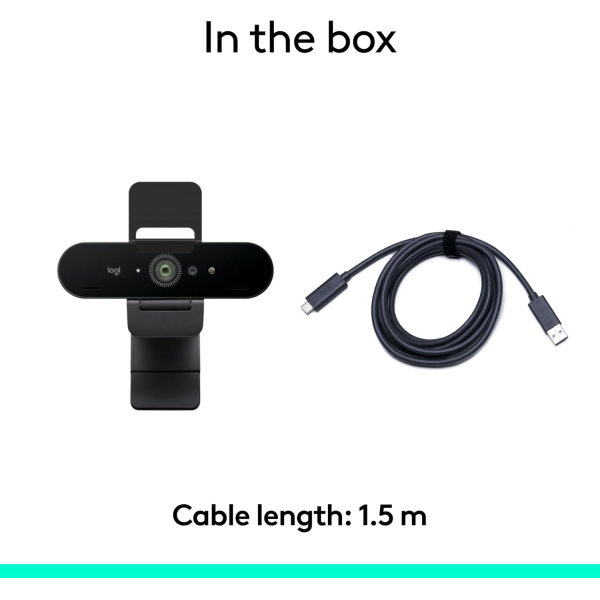 Logitech Brio 4K USB Webcam (MS Hello) | Klikk Malta