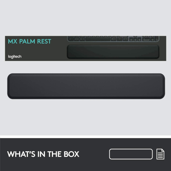 Logitech MX Palm Keyboard Rest Grey | Klikk Malta