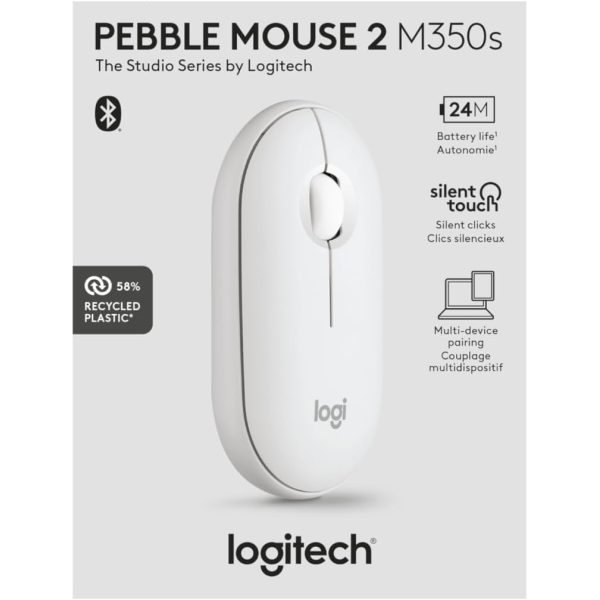 Logitech Pebble 2 M350s Wireless Bluetooth ... | Klikk Malta
