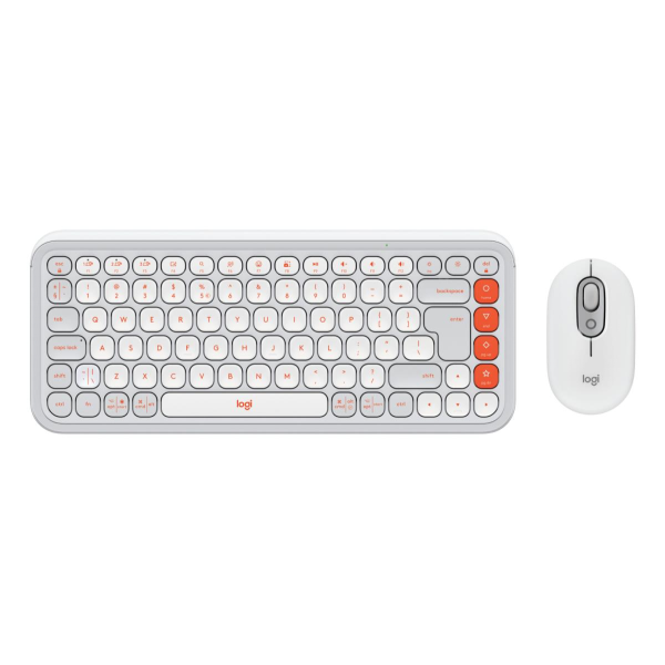 Logitech Pop Icon Keyboard & Mouse Combo Wh... | Klikk Malta