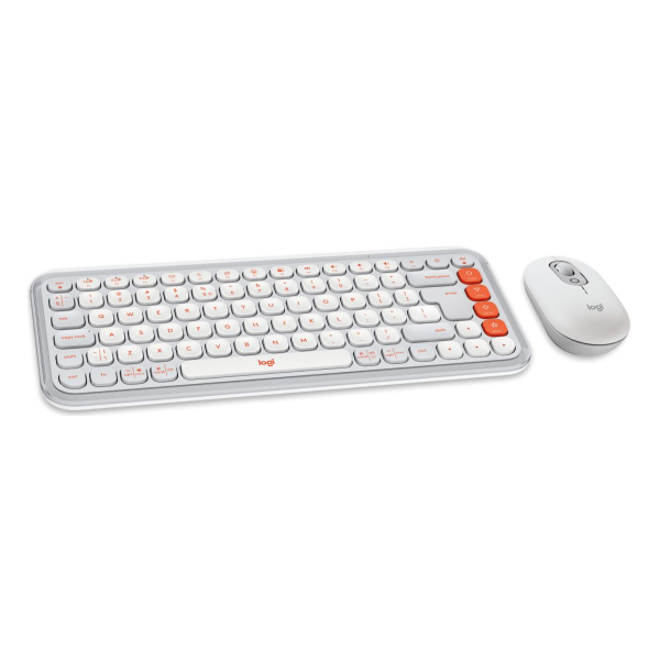 Logitech Pop Icon Keyboard & Mouse Combo Wh... | Klikk Malta