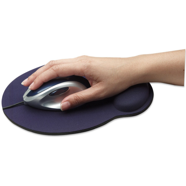 Manhattan Gel Wrist-Rest Mouse Mat Blue | Klikk Malta