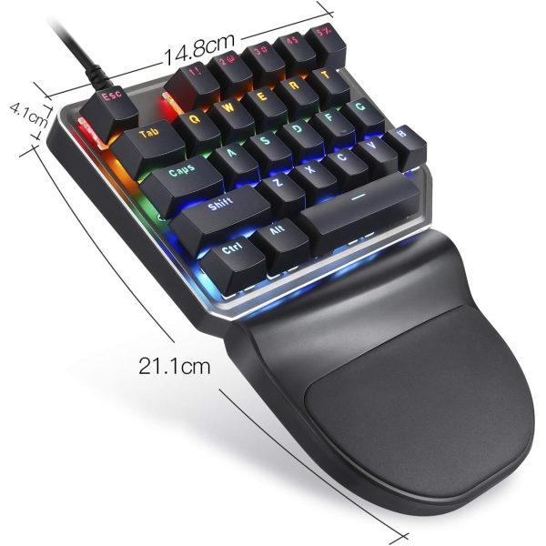Motospeed K27 RGB Mechanical Gaming Keypad | Klikk Malta