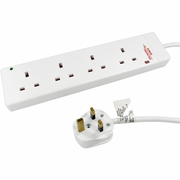 NEWlink 4-socket Surge Protected Power Stri... | Klikk Malta