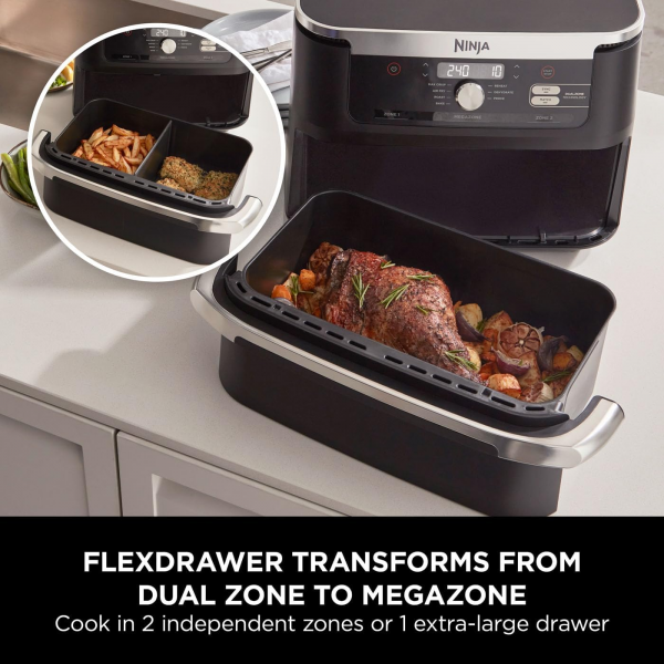 Ninja Foodi FlexDrawer Dual Zone Air Fryer ... | Klikk Malta
