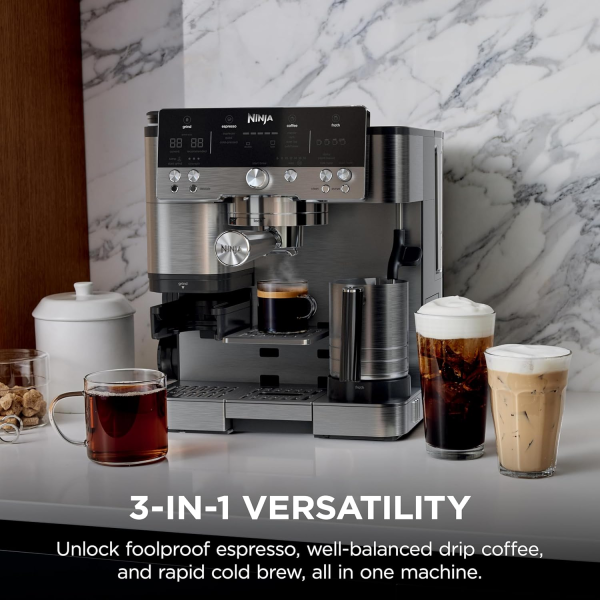 Ninja Luxe Pro 3-in-1 Coffee Maker | Klikk Malta