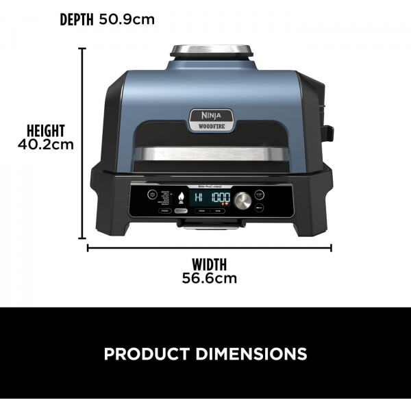 Ninja Woodfire Pro Connect XL Electric BBQ ... | Klikk Malta