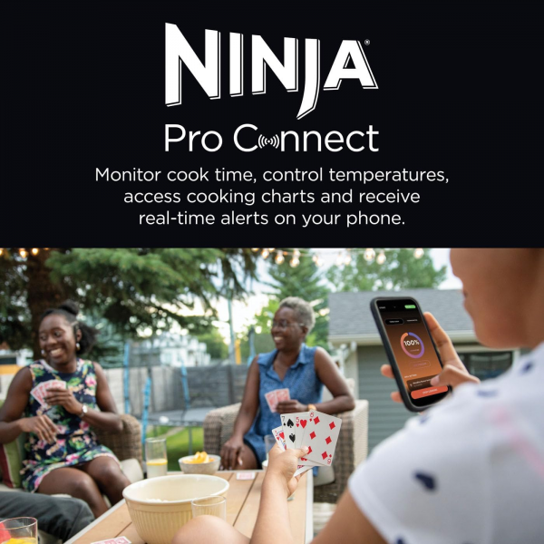 Ninja Woodfire Pro Connect XL Electric BBQ ... | Klikk Malta