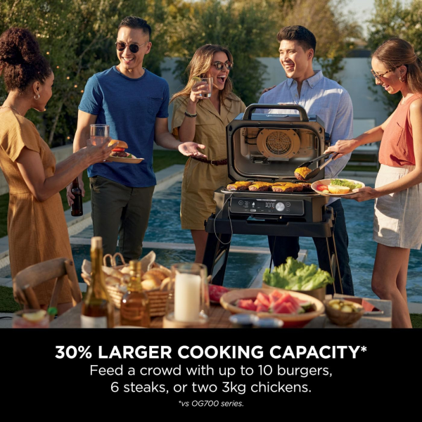 Ninja Woodfire Pro Connect XL Electric BBQ ... | Klikk Malta